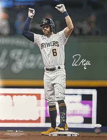 Milw. Brewers Infielder OWEN MILLER Signed 16x20 Photo #3 AUTO - JSA