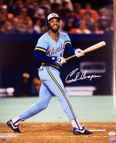 Brewers 1982 AL Champion CECIL COOPER Signed 16x20 Photo #3 AUTO - JSA