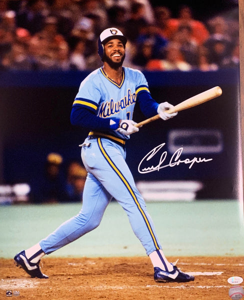 Brewers 1982 AL Champion CECIL COOPER Signed 16x20 Photo #3 AUTO - JSA