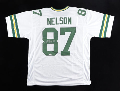 Jordy Nelson Green Bay Packers Signed Jersey (JSA COA) Super Bowl XLV W.R.