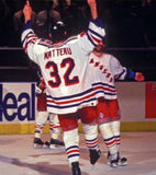 Stephane Matteau Signed New York Rangers Jersey Inscribed "94 Cup" (JSA COA)