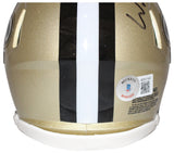 Willie Roaf Signed New Orleans Saints TB Mini Helmet Beckett 40610