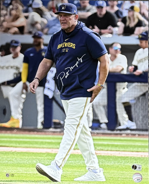 PAT MURPHY Signed 16X20 Photo #2 AUTO - Milwaukee Brewers - BAS