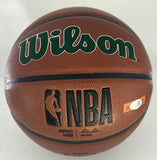 Bucks JON McGLOCKLIN Signed Full Size Wilson Replica BUCKS LOGO Basketball AUTO
