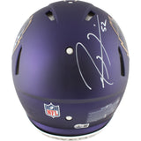 Ray Lewis Autographed Baltimore Ravens Authentic 24 Alt Helmet Beckett 49547