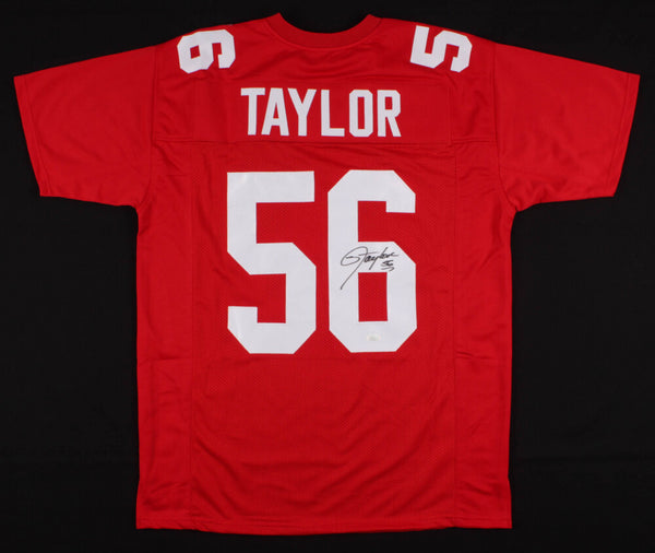 Lawrence Taylor Signed NY Giants Jersey (JSA COA) 2xSuper Bowl Champ / XXI, XXV