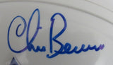 Chris Berman Signed/Inscribed White NFL Logo Mini Football Helmet JSA 213095