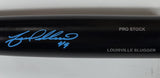 Brewers YOVANI GALLARDO Signed Louisville Slugger Black Bat AUTO - BAS