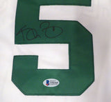 Celtics Kevin Garnett Autographed White Adidas Jersey Size 44 Beckett #Y92165