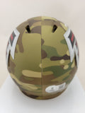 MICHAEL PENIX JR SIGNED ATLANTA FALCONS CAMO SPEED MINI HELMET BECKETT
