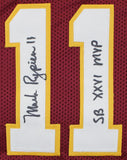 Mark Rypien, John Riggins & Doug Williams Signed & Inscribed Redskins MVP Jersey