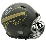 Jim Kelly Signed Buffalo Bills Speed Authentic Salute to Service 4 NFL Helmet