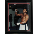 Muhammad Ali Signed Framed 36x44 Speed Bag Boxing Poster