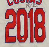 Bob Costas Signed Hall of Fame Jersey (Beckett) NBC Sports Broadcaster 1980-2019