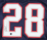 Corey Dillon Signed New England Patriots Jersey (Beckett) Super Bowl XXXIX Champ