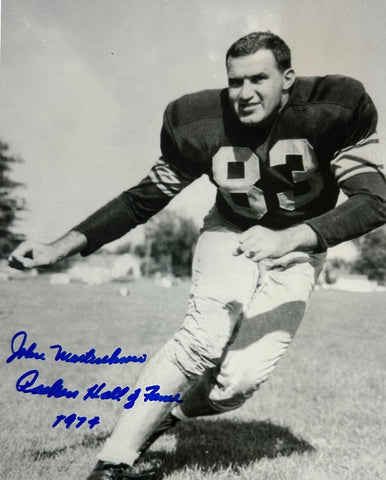 Green Bay Packers GBP HOF JOHN MARTINKOVIC Signed 8x10 AUTO Photo #1 w/ GBP HOF