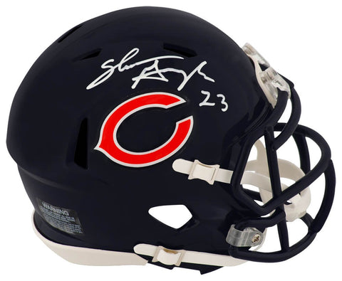 Shaun Gayle Signed Chicago Bears Riddell Speed Mini Helmet - (SCHWARTZ COA)
