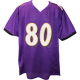 Isiah Likely Autographed/Signed Pro Style Purple XL Jersey Beckett Witness 51830