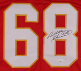 Will Shields Signed Kansas City Chiefs Jersey (JSA COA) Nebraska Offensive -Line