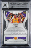Lakers Shaquille O'Neal Signed 2019 Panini Prizm PI #11 Card Auto 10! BAS Slab