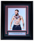 Conor McGregor Signed Framed 8x10 UFC Flex Photo PSA Hologram