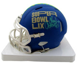 Jalen Carter Signed/Autographed Super Bowl 59 Mini Helmet Eagles PSA/DNA 193665