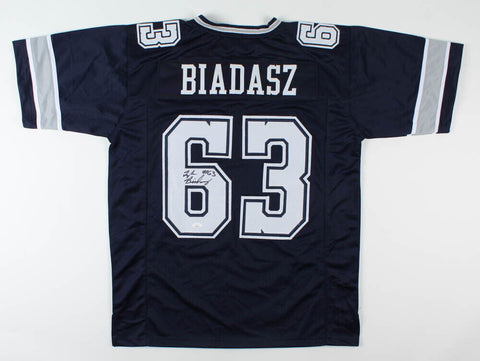 Tyler Biadasz Signed Dallas Cowboys Jersey (JSA COA) 2020 4th Rnd Pck / Center