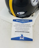 Rocky Bleier Signed Steelers Mini-Helmet Inscribed "4X SB Champ" (Beckett COA)