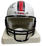 Billy Shaw HOF Signed/Inscribed HOF Logo Mini Football Helmet JSA 213132