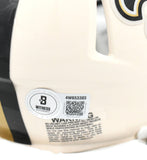 Ricky Williams Autographed Saints Retro Speed Mini Helmet - Beckett W Holo