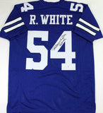 Randy White Autographed Blue Pro Style Jersey w/HOF - Beckett W Auth *4
