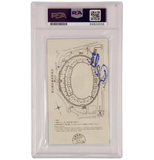 Pele Signed 1972 May 26th Santos FC vs Japan Match Ticket - PSA 9 Autograph