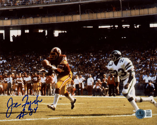 Jean Fugett Autographed/Signed Washington Redskins 8x10 Photo Beckett 56678