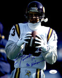 Gino Torretta Minnesota Vikings Signed/Autographed 8x10 Photo JSA 161219