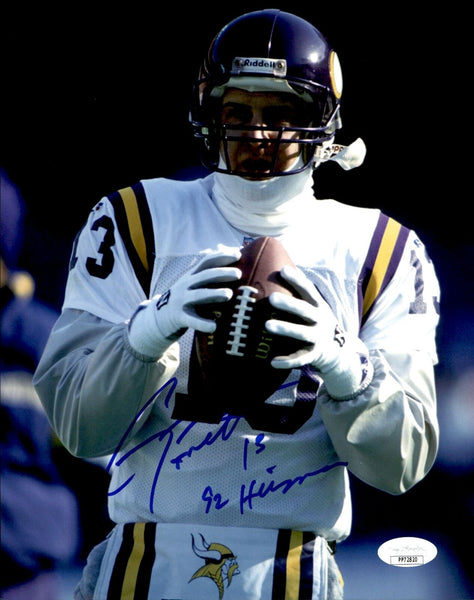 Gino Torretta Minnesota Vikings Signed/Autographed 8x10 Photo JSA 161219