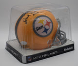 Jack Butler HOF Pittsburgh Steelers Signed/Inscr Mini Football Helmet JSA 212267