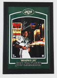 Joe Namath Autographed 16x20 Photo Deluxe Framed - New York Jets | Fanatics COA