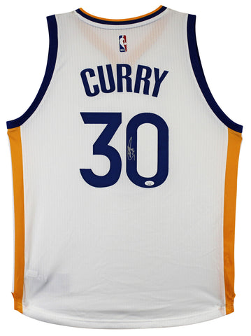 Warriors Stephen Curry Authentic Signed White Adidas The Bay Jersey JSA