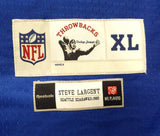 Seattle Seahawks Steve Largent Autographed Blue Reebok Jersey MCS Holo #88497