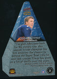 1998 Crown Royale John Elway Cramers Choice Award Jumbo #2 Denver Broncos