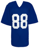 Hakeem Nicks Signed Blue Custom Football Jersey w/The Dream - (SCHWARTZ COA)