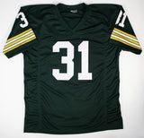 Super Bowl XXXI Packers Jersey Signed by Freeman, Rison, Brooks, Levens & Chmura