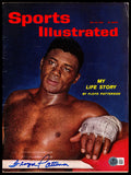 Floyd Patterson Autographed Sports Illustrated Magazine Beckett BAS QR #BM37184