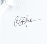 Charlie Sheen Signed White Polo Shirt (Beckett Holo)