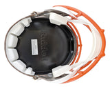 Browns Ozzie Newsome "Career Stat" Signed Flash F/S Speed Rep Helmet W/ Case BAS