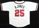 Andruw Jones Signed Atlanta Braves White Jersey (JSA) 10xGold Glove Winner