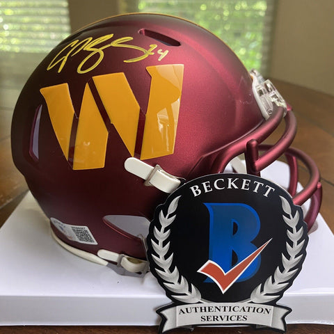 Champ Bailey Autographed Signed Washington Commanders Mini Helmet Beckett