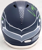 UCHENNA NWOSU AUTOGRAPHED SIGNED SEAHAWKS BLUE SPEED MINI HELMET MCS HOLO 211036