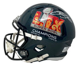 Saquon Barkley Signed Eagles Super Bowl 59 LIX FS Replica Speed Helmet PSA/DNA