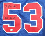 James Edwards Signed Detroit Pistons Jersey Inscribed "Bad Boys" (JSA) Center